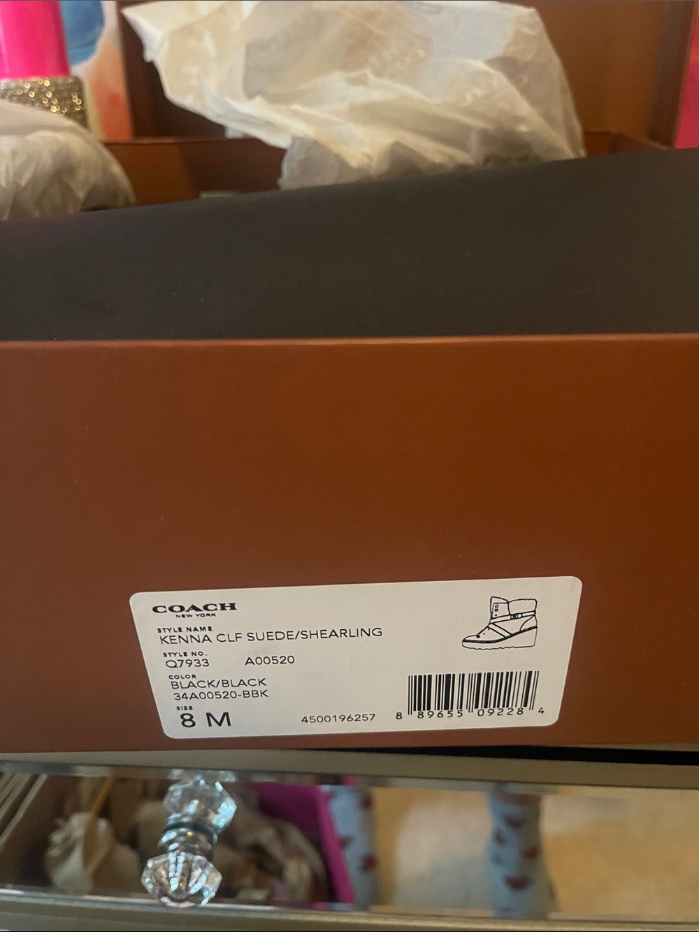 Coach Kenna Suede Shearling Boot - Picture 12 of 13